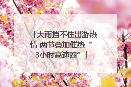 大雨挡不住出游热情 两节叠加催热“3小时高速圈”